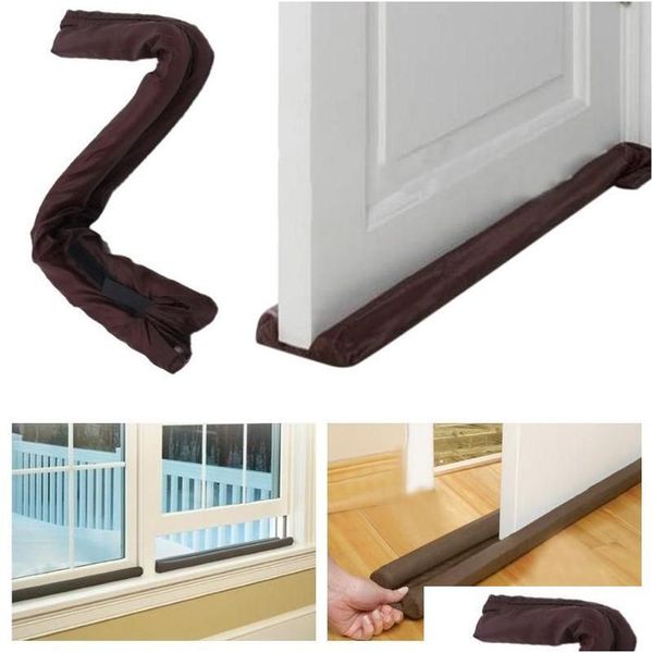 Autres matériaux de construction Porte d'accueil Twin Draft Dodger Guard Stopper Protecteur d'économie d'énergie Antipoussière Doorstop Window Dh0799 Drop Deli Dhpgr