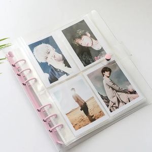 Other Camera Products 100/200 Pockets Pocard Binder 3/5Inch Po Album Book Kpop Pocard Holder Insert Instax Album Collect Book 231114