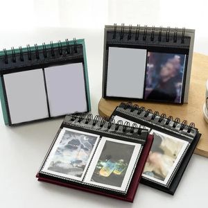 Andere cameraproducten Bureaukalender Pocard-houder 3 inch Instax Mini Po Album 68 Pocket-opslag Verzamelboek Pocards Houders Kaartenbeschermers 231114