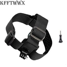 Autres produits pour caméra KFFTWWX Sangle de tête pour Gopro Hero 11 10 9 8 7 Accessoires Support de sangle de ceinture de tête réglable pour Gopro Hero 7 6 5 4 pour SJCAM EKEN 230922