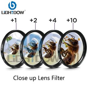 Otros productos de cámara Lightdow Macro Close Up Lens Filter 12410 Kit 49 mm 52 mm 55 mm 58 mm 62 mm 67 mm 72 mm 77 mm para cámaras 231006