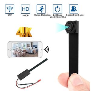 Autres produits de caméra Mini HD 4K 1080P Wifi IP Micro caméscope Module sans fil portable Prise en charge de l'enregistrement vidéo Vue à distance P2P Secret Cam 230626