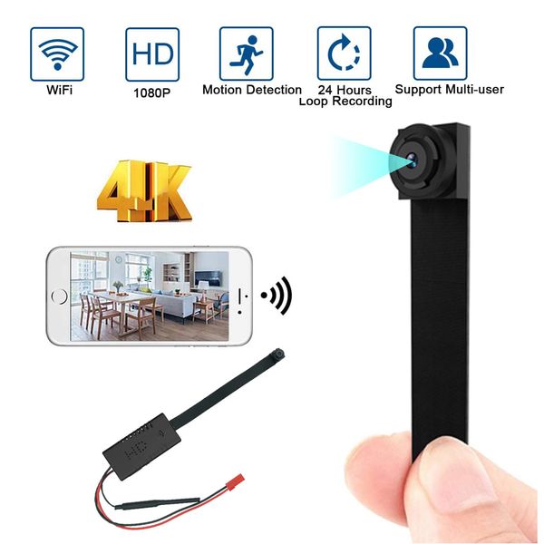 Otros productos de cámara Mini HD 4K 1080P Wifi IP Micro videocámara Módulo inalámbrico portátil Soporte de grabación de video Vista remota P2P Secret Cam 230626