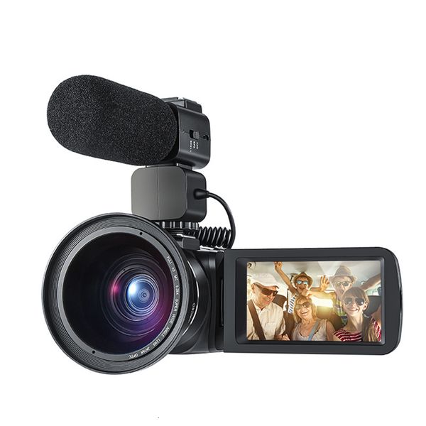 Autres produits de caméra Ordro HDVZ20 Digital 3 'Full HD TFT LCD Écran Tactile Caméscope Professionnel Télécommande 16X Zoom Caméras40 230626