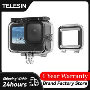 Other Camera Products TELESIN Waterproof Case Full Scene Anti-fog Underwater Tempered Glass Lens Diving Housing Cover for GoPro Hero 9 10 11 Black 230920