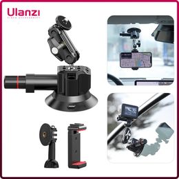 Otros productos de cámara Ulanzi Teléfono para automóvil Soporte de acción Bomba de mano Ventosa 360 Ajustable 1/4 "3/8" para GoPro Insta360 DJI Smart 230823