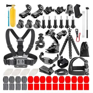 Otros productos de cámara Actualización para GoPro Kit de accesorios Hero 12 11 10 9 8 7 6 5 Black Mount Yi 4k Mijia Case Sjcam Action 231130