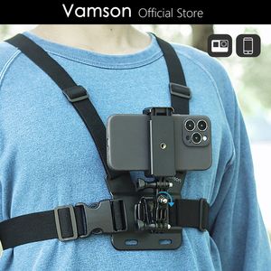 Autres produits d'appareil photo Vamson pour sangle de poitrine ceinture téléphone clip support Insta360 Hero 11 10 9 8 7 230823