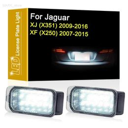 Autres feux de voiture Ensemble de lampe de plaque d'immatriculation LED 12V pour Jaguar XJ (X351) 2009-2016 Jaguar XF (X250) 2007-2015L204