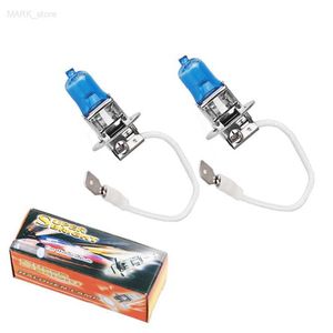 Autres feux de voiture 2 pièces d'ampoules halogènes de brouillard blanc ultra brillant H3 55W phares de voiture 12V style de voiture source de lumière de voiture parking 6000KL204