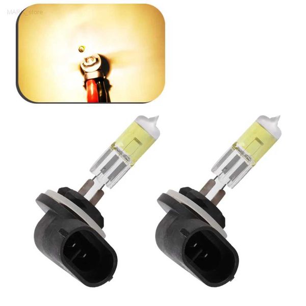 Autres lumières de voiture 2PCS 881 894 H27 Ampoule halogène 27W Phare Brouillard Lumière diurne Parking 12V Source de lumière de voiture DRL Daytime Yellow AmberL204