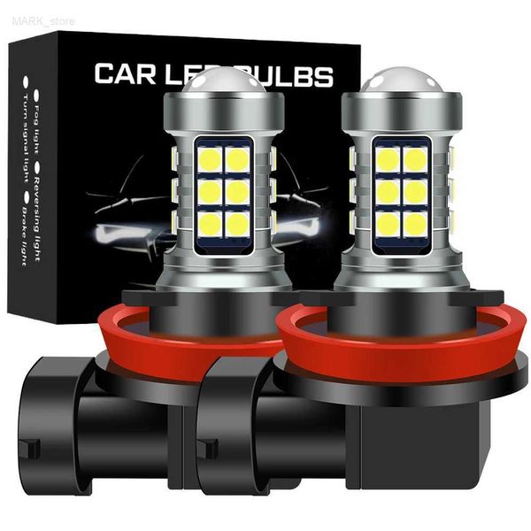 Autres lumières de voiture 2pcs H11 H8 H16JP 9006 HB4 9005HB4 H10 9145 H16EU Ampoule LED automatique anti-brouillard lampe de conduite automobile lampe antibrouillard 6000K blanc L204