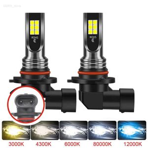 Autres feux de voiture 2 pièces H11 H8 LED ampoule antibrouillard de voiture H9 H4 H7 H1 9005 H3 9006 H4 H16JP lecteur lumière courante lumière LED automatique 6500K 12VL204