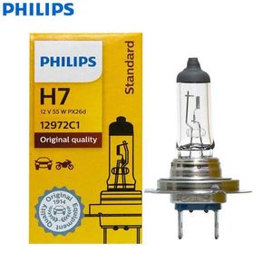 Overige autolampen Philips Standaard H7 12V 55W PX26d 12972C1 Verlichting Origineel Automotive Halogeen Koplamp Automotive Lamp Hoog en laag licht ECE (enkel)L204