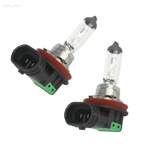 Autres lumières de voiture Deux ampoules halogènes de remplacement H11 55W ambre ampoules de feux de croisement automatiques antibrouillard 55W 12VL204