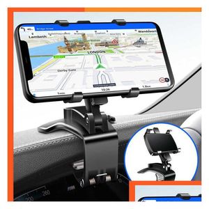 Autres outils de nettoyage de soins Nouveau clip de tableau de bord de voiture Support de téléphone portable Rétroviseur Pare-soleil Support de navigation à clipser Drop Deliver Dheug