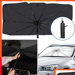 Autres outils de nettoyage de soins Nouvelle voiture Pare-soleil Parapluie Fenêtre avant ER Accessoires de protection de pare-brise Drop Livraison Automobiles Motorc Otxsf