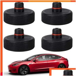 Autres outils de nettoyage de soins Nouveaux Tesla Modement de portage de voiture Jouc-coussins Taft en caoutchouc noir à fentes à fente de pavé à planche de rail