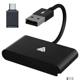Autres outils de nettoyage des soins Nouveau adaptateur de carplay sans fil pour Android / Apple Wired To Dongle Plugle et jouer à USB Connection Car Drop délivre DHCI9