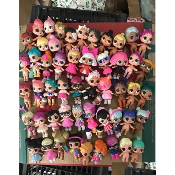 Otros accesorios de dibujos animados al azar enviado para la serie LOL Doll 10cm Toy Baby Dolls Figura Juguetes Regalo para niños con botella de tela AC DHRC6
