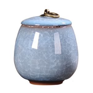 Other Cat Supplies Ceramics Ash Urn Sealed Cremation Funeral Ashes Keepsake Small Animals Pet Dog Memorial Suitable Home Fireplaces Burial 230704