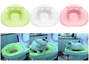 Autres fournitures pour chats HIMISS Kit de formation de toilette pour animaux de compagnie en plastique Système de nettoyage Litière Plateau de couleur Pot Urinoir 2211084199672