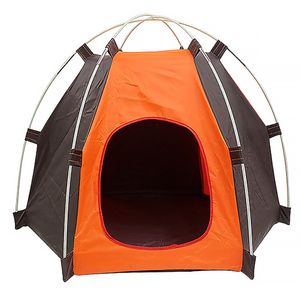 Autres fournitures pour chats Pet Pet Teepee Bed Louts de plage Shelter Play Play Portable Topy Tents Outside Dogs House House Pliable Sun Shade Cotreaux 230817