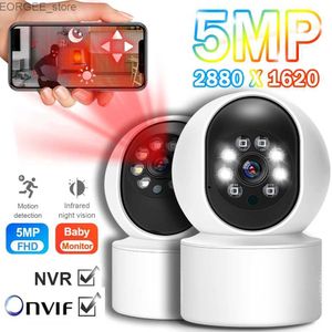 Autres appareils photo CCTV 3PCS 5MP CAME CAME WIFI SURVIELLANCE VIDÉO INDOOR SECURITÉ HOME Baby Monit