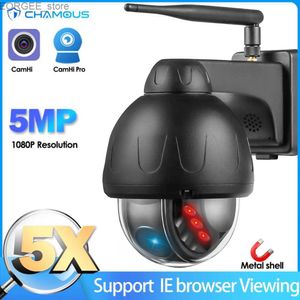 Otras cámaras de CCTV 5MP Cámara de video vigilancia WiFi 1080p Security Protection CCTV Cam Outdoor Impermeable Mini Cámara de seguridad FTP PTZ Camhi NVR Y240403