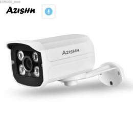 Autres caméras de vidéosurveillance Azishn H.265 3MP IP Camera Audio Motion Motion Metal étanche IP66 Night Vision PoE48V Sécurité CCTV CAME P2P Y240403