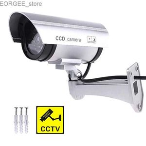 Autres caméras de vidéosurveillance Caméra de sécurité mannequin Caméra extérieure Faux Système de caméra de balle de surveillance CCTV LED