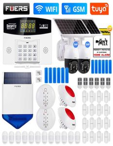 Otras cámaras CCTV FUERS W210 TUYA SMART WIFI GSM Alarma Sistema de alarma Alarma Smart Smart Alarm System Color LCD Pantalla Home Securi3460905