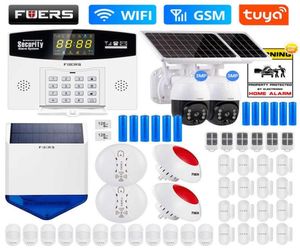 Otras cámaras CCTV FUERS W210 TUYA SMART WIFI GSM Alarma Sistema de alarma Alarma Smart Smart Alarm System Color LCD Display Home Securi1150741