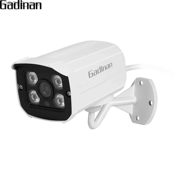 Autres appareils photo CCTV Gadinan AHD Caméra 1080p 2,0MP grand angle 2,8 mm Lens IP67 IP67 4PCS LEDS IR Vision nocturne IR Filtre de sécurité Caméra Y240403