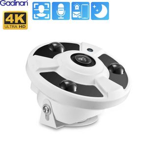 Otras cámaras de CCTV Cámara de detección de cara de cable de Gadinan 4K 8MP 17 mm High Definition Night Vision Recorder Panorámica Video Monitoreo IP Camera Poe Xmeye Y24040