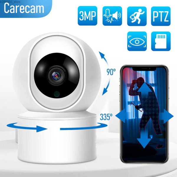 Autres appareils photo de vidéosurveillance HD 3MP WiFi Camera Home Ai Smart Baby Monitor Wireless Audio Couleur de nuit Vision nocturne Sécurité Home Sécurité IP PTZ CAME Y240403