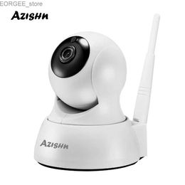 Autres appareils photo CCTV HD 720p Home Wi-Fi Security IP Camera 1MP AUDIO SELLE SELLE CCATV CCTV Vision nocturne Baby Monitor Icsee Mini Camera Azishn Y240403
