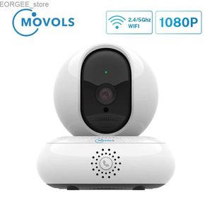 Autres caméras de vidéosurveillance Movols 1080p Wiless WiFi Baby Monitor 2MP 4x Digital Zoom IP Security Camera Auto Tracking Night Vision Superilance Camera Y240403