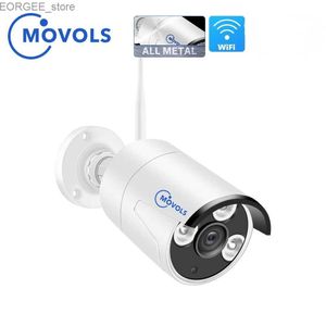 Autres caméras de vidéosurveillance Movols Security 5MP Caméra IP sans fil pour le système CCTV sans fil 5MP Y240403