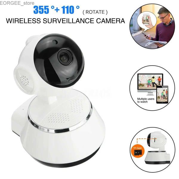 Autres caméras de vidéosurveillance V380 Mini Camera IP HD Suivi automatique Vision nocturne Baby Monitor Smart Home Suppeillance Camera avec WiFi Y240403