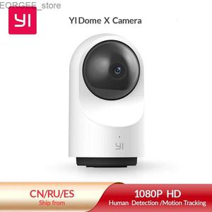 Autres caméras CCTV Yi Dome Camera X 1080p FHD IP CAM Sécurité Pan Tilt Intérieur Moniteur pour bébé Wi-Fi Suivi Auto Vision nocturne Détection d'animaux de compagnie Y240403
