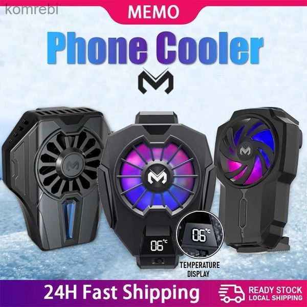 Otros accesorios para teléfonos celulares MEMO Enfriador de teléfono móvil DL05 DL06 FL05 Radiador de ventilador de enfriamiento para PUBG Gaming Cooler System Smartphones Tablets Cool Heat Sink 240222