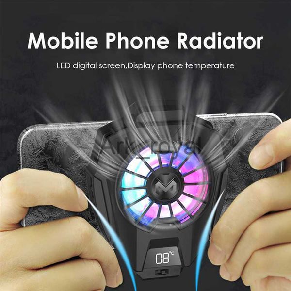 Otros accesorios de teléfonos celulares TKey TKYE Universal Mobile Cooler Coacher Cofrieging Fan Radiator DL05 para Pugb Case de teléfonos disipador de calor J230720