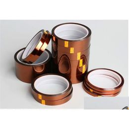 Autres pièces de téléphone portable Largeur 5 mm 8 mm 10 mm 15 mm 20 mm 25 mm 30 mm 40 mm Bandes résistantes à la chaleur Sublimation Mug Case Tape Matériel Drop Delive Dhqwv