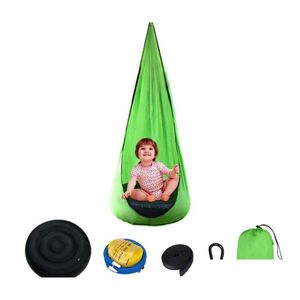 Autres Meubles Pour Enfants Chaise Suspendue 140X70Cm Parachute Portable Léger Cour Intérieure Coussin Gonflable Paresseux Balançoire Lit Drop Del Othat