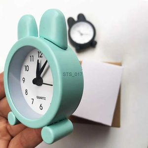 Autres horloges Accessoires Réveil créatif Table compacte Alarme Lapin Design Creative Belle Mini Horloge analogique Home DecorL2403