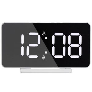 Andere klokken Accessoires Digitale wekker, LED Dimmen Display Klok met Power-Off-geheugenfunctie, Snooze Timer, Temperatuur