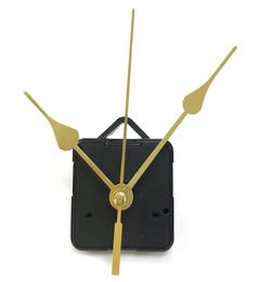 Andere klokken accessoires Home Decor Garden Diy Quartz Clock Bewegingsset Zwarte spindelmechanisme Reparatie met handsets Shaft Lengt3505617