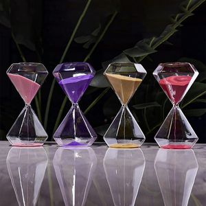 Andere klokken accessoires Noordse stijl Creative Masony Glass Hourglass 30 Minutes Craftwork Home Living Room Office Desk Decoration Toegang