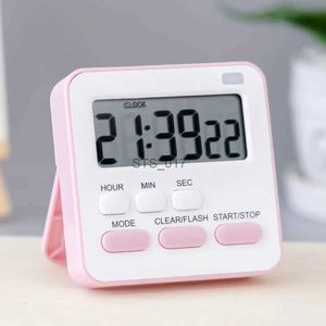 Otros relojes Accesorios Mini reloj digital portátil con luz intermitente Temporizador Cocina Cocina Deporte Estudio Juego con despertador de cuenta regresiva 2023L2403